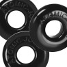 Oxballs Lot de 3 Cokrings Ringer Max 20 mm Noirs